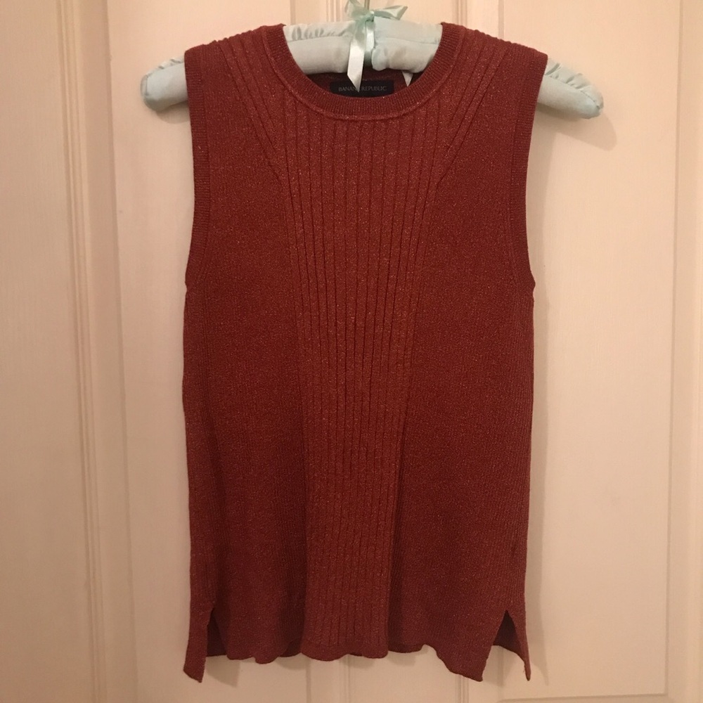 Sparkly banana republic sweater vest